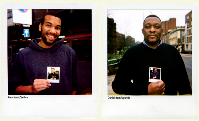 Alex from Zambia and Daniel from Uganda