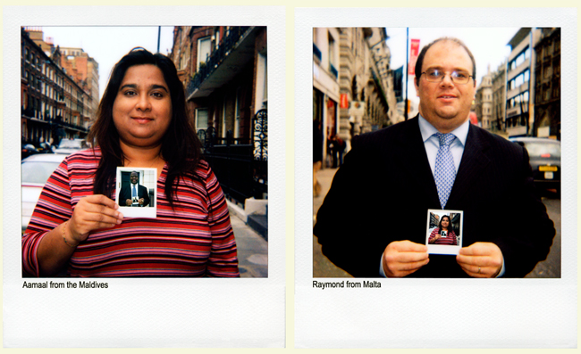 Aamaal from the Maldives and Raymond from Malta