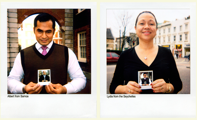 Albert from Samoa and Lydia from the Seychelles